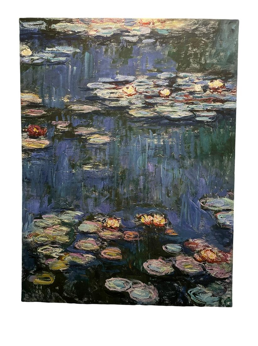 CLAUDE MONET "Water Lilies" Lithograph (1 of 2)