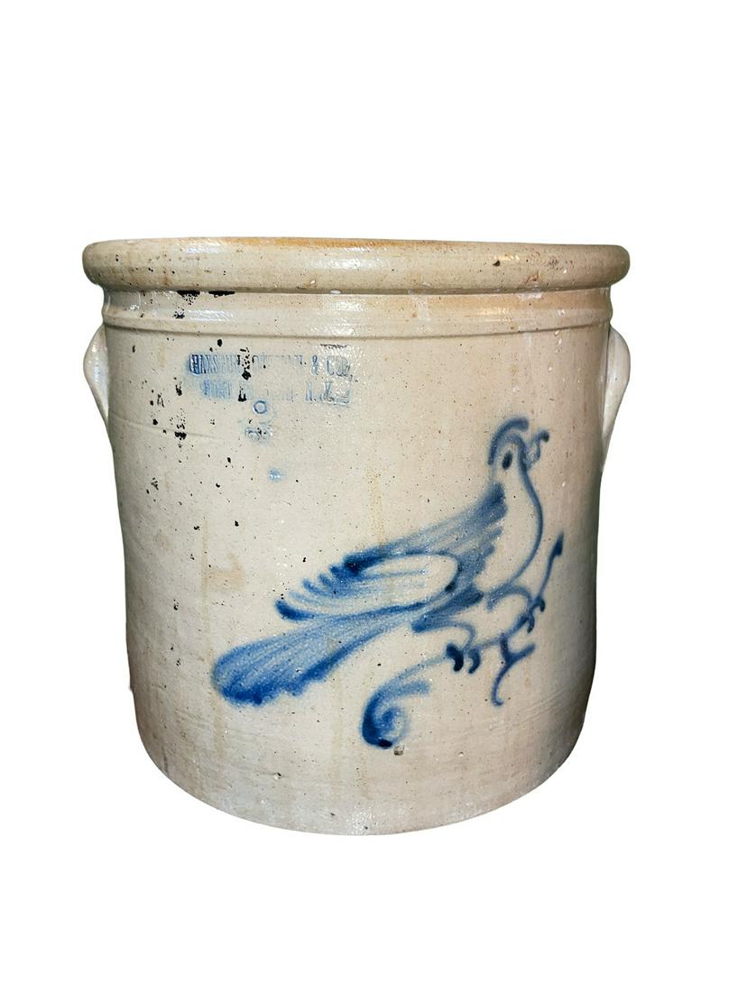 Three Gallon HAXSTUN & Co. New York Stoneware Crock (1 of 8)