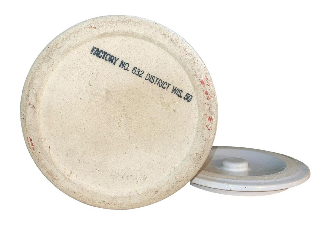 Vintage Stoneware BRING BACK BEER Cigar Crock