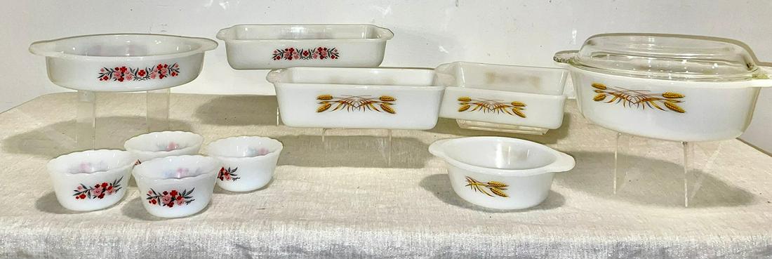 Mid Century Collection Floral Printed Fire King Kitchenware (1 of 5)