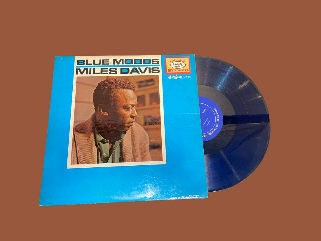 Original Rare Blue Press MILES DAVIS Blue Moods Jazz Vinyl Album Record (1 of 3)