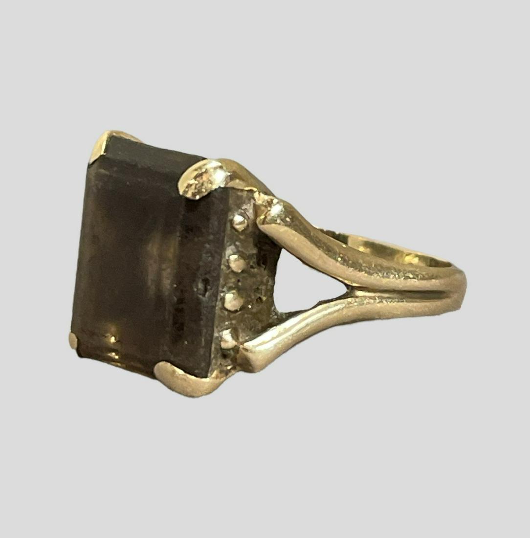 14k Gold Smokey Topaz Ring (1 of 7)