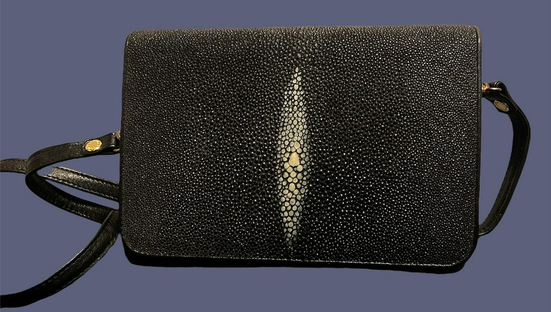 Vintage Stingray Skin Crossbody Bag (1 of 4)