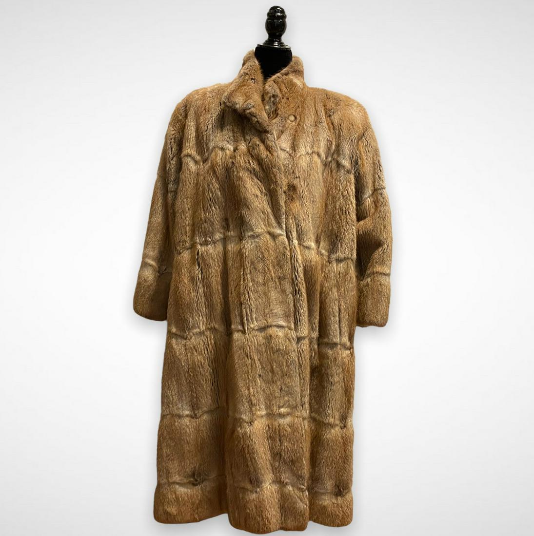 Genuine Vintage 1980's Ladies Fox Fur Coat I MAGNIN (1 of 4)