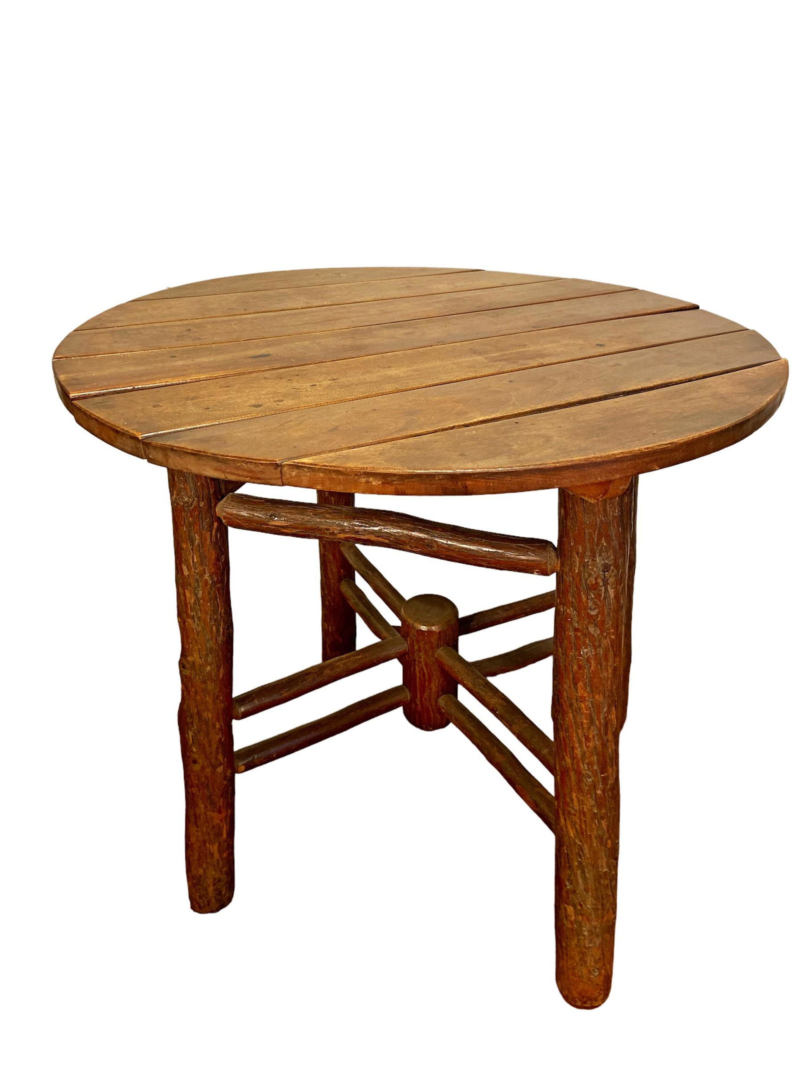 OLD HICKORY Log Round Table (1 of 3)