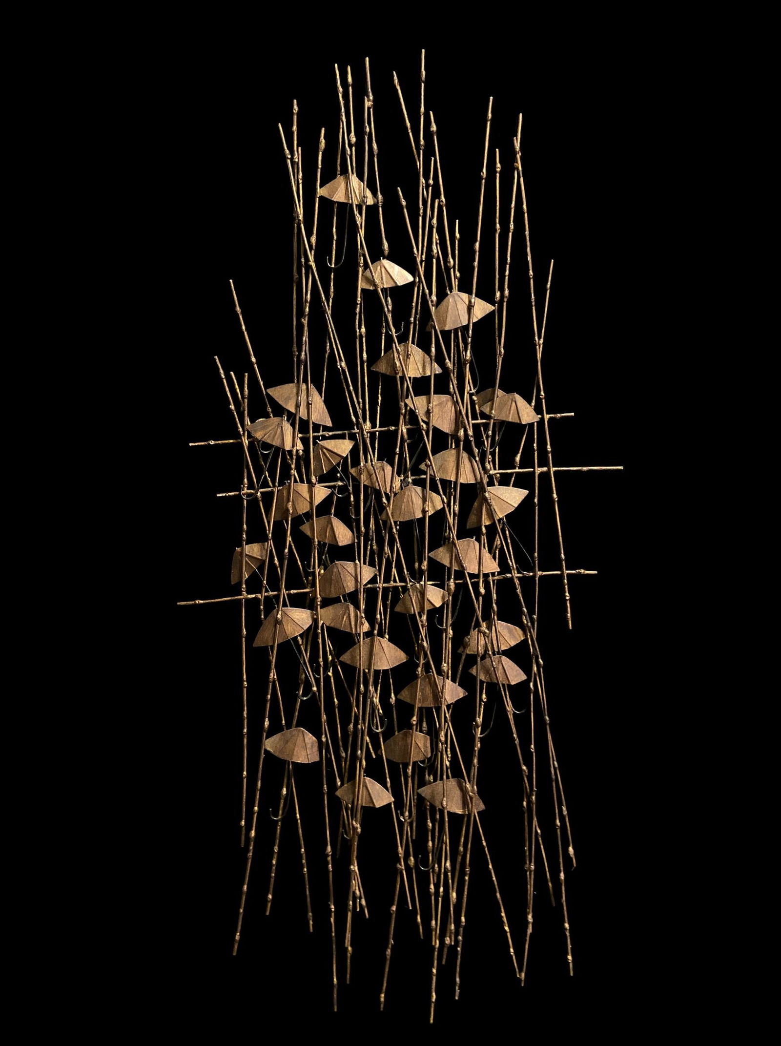 Abstract Brutalist Umbrella Rain Wall Hanging (1 of 5)