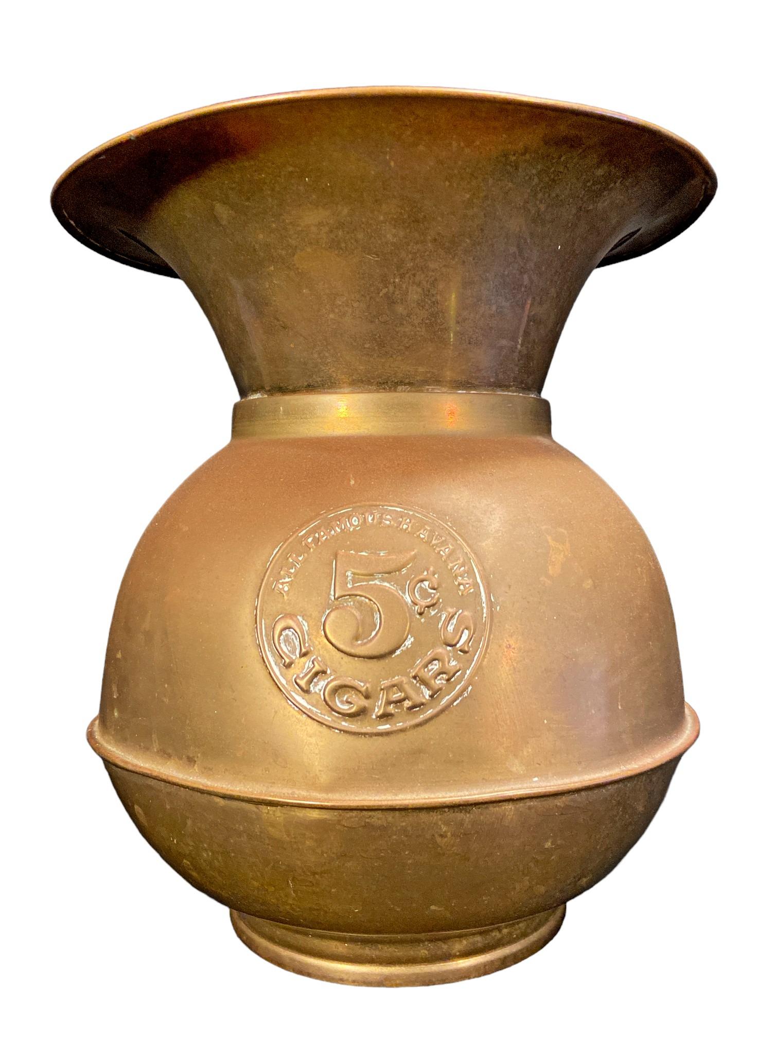 All Famous 5 Cent Brass Spittoon (1 of 5)
