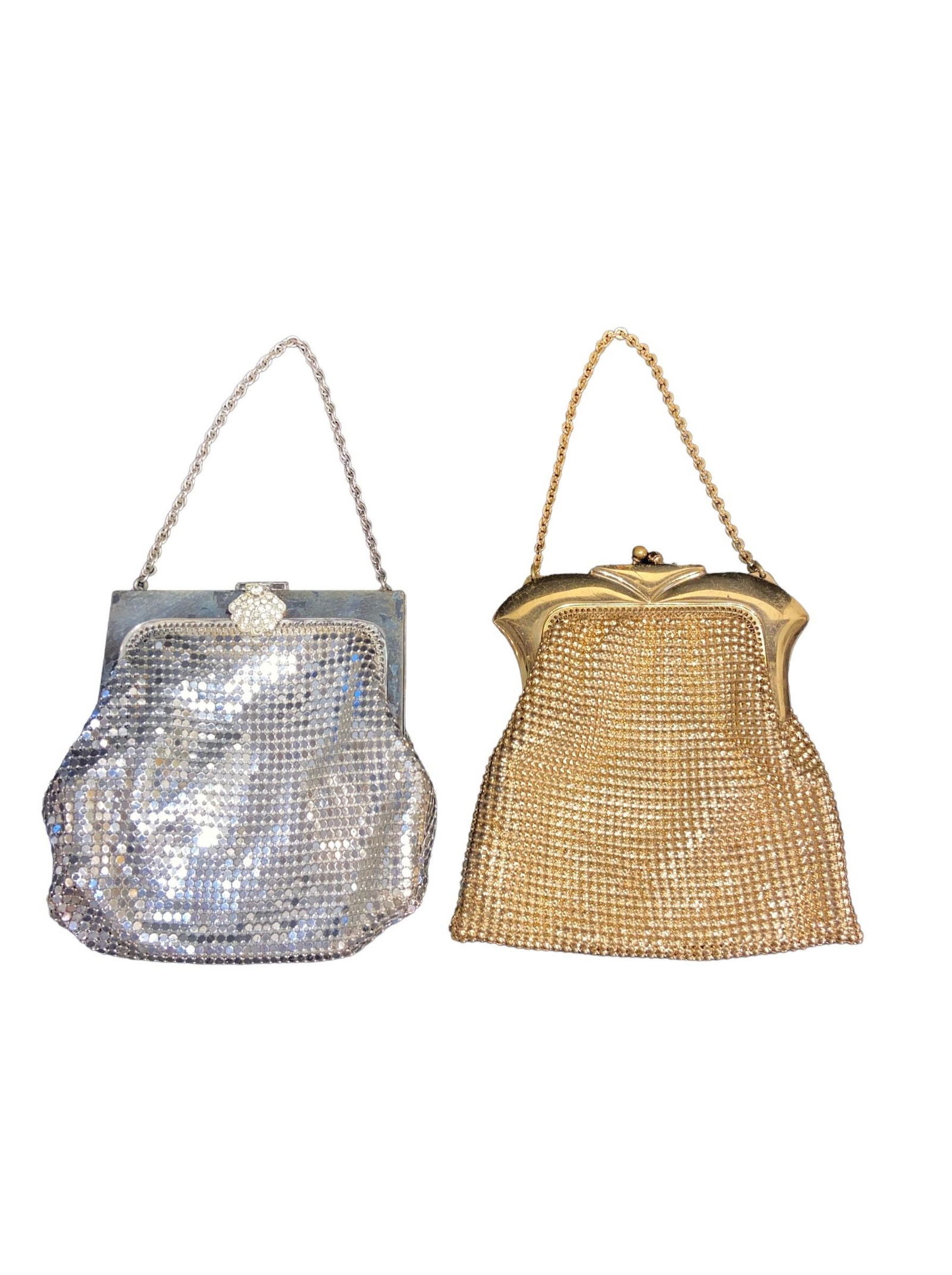 1920's Gold and Silver Mesh Mini Purses (1 of 5)