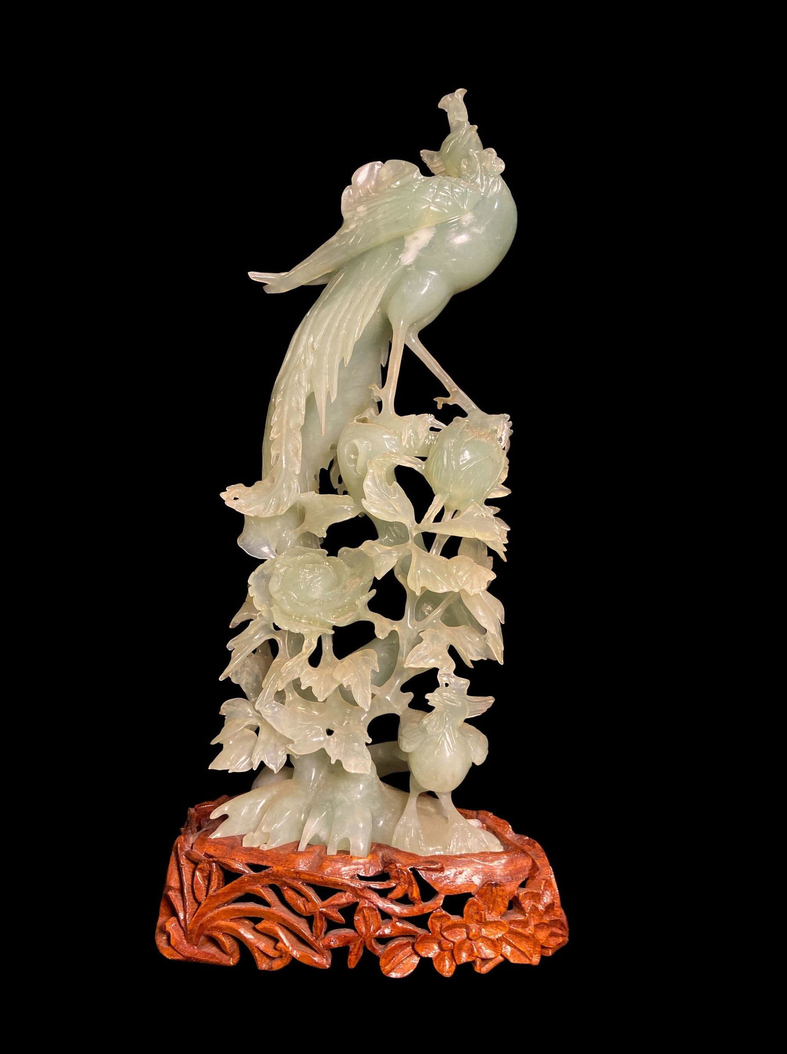 Chinese Jade Statue Phoenix (1 of 5)