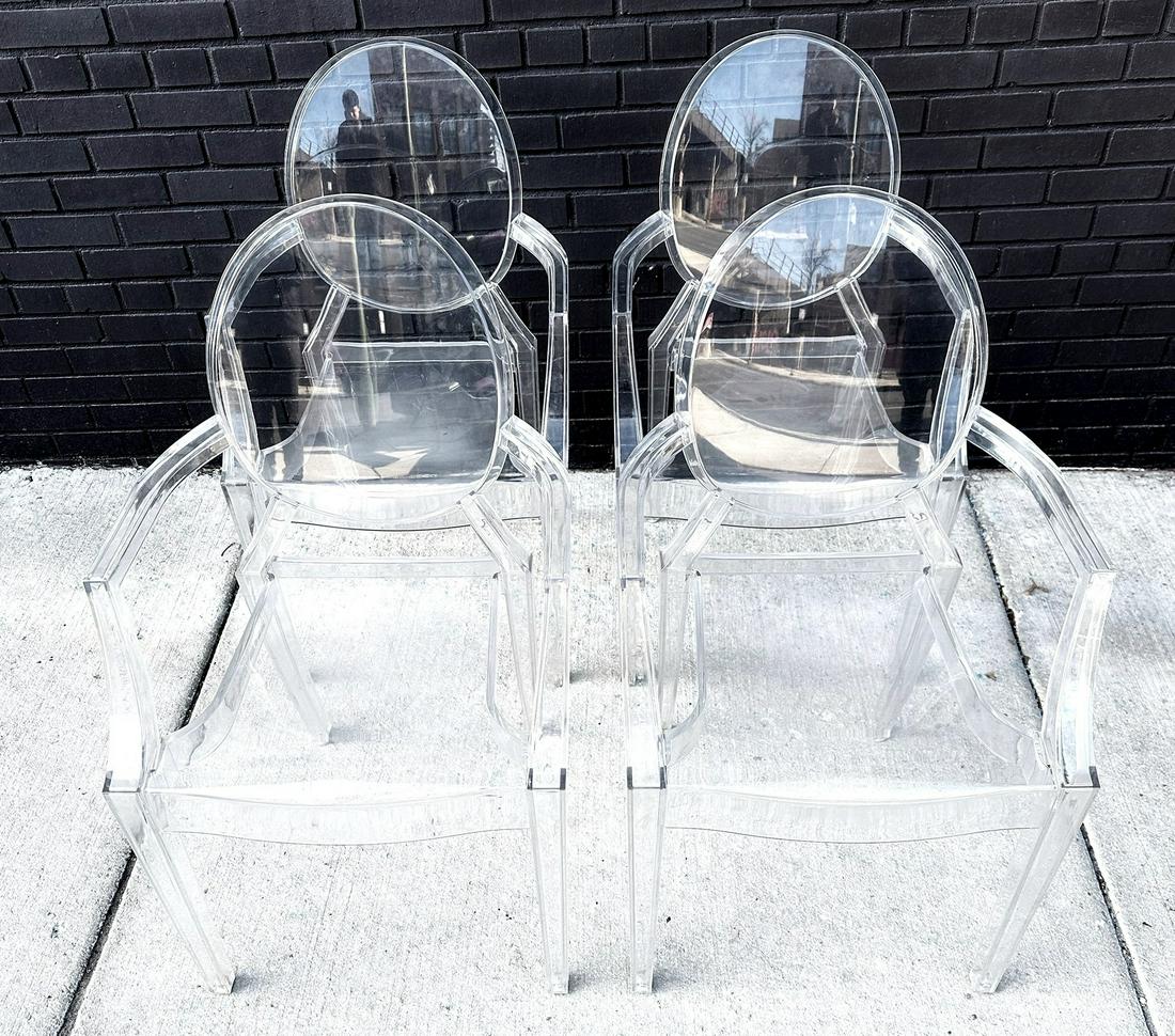 PHILIPPE STARCK for KARTELL Ghost Chair, Set of 4 (1 of 6)