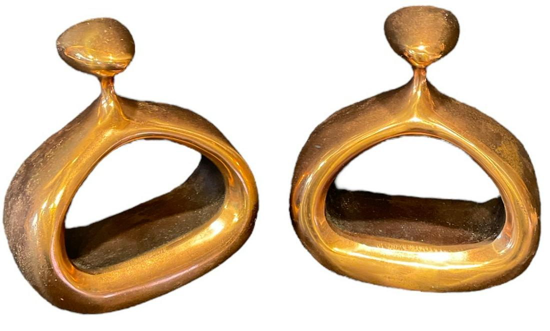 BEN SEIBEL Copper Bookends for JENFRED (1 of 5)