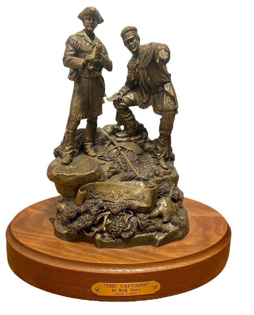 Lewis and Clark Cast Sculpture by RICK TERRY (1 of 5)