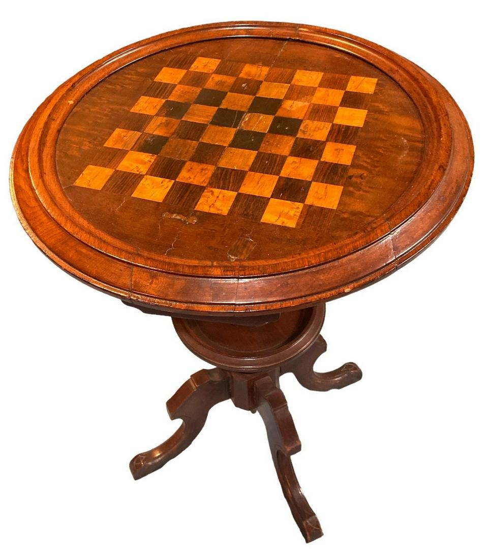 Victorian Eastlake Game Table (1 of 9)