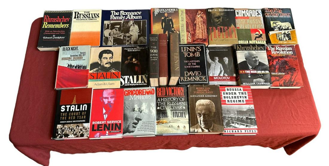 Collection Russian War Books STALIN, LENIN, IVAN THE TERRIBLE (1 of 6)