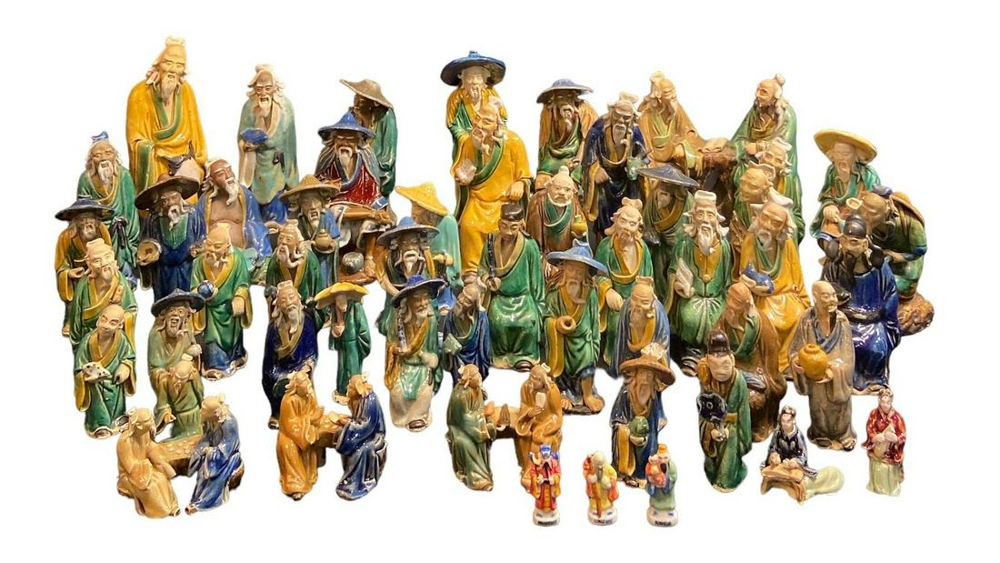 Chinese Mudmen Figurines (1 of 7)