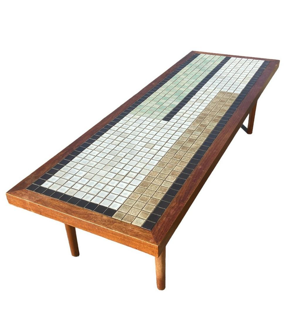 MARTZ for MARSHALL STUDIOS Mid Century Tile Top Table (1 of 4)