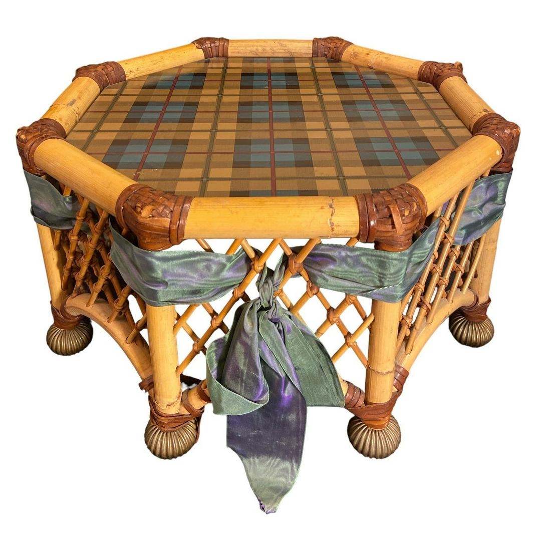 MACKENZIE-CHILDS Rattan Coffee Table (1 of 6)
