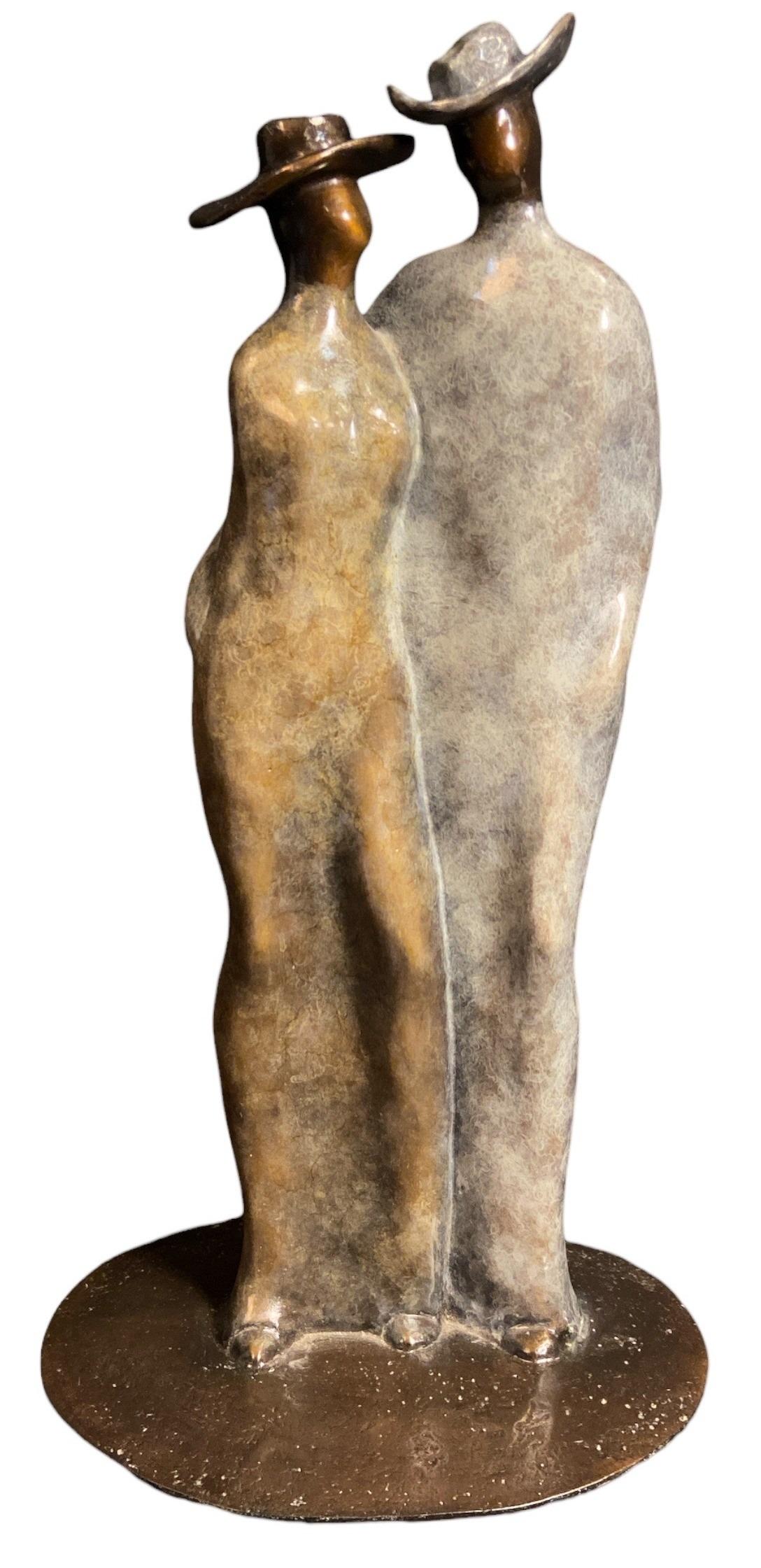 Signed GUILLOUME Bronze Sculpture "Embrace" (1 of 4)