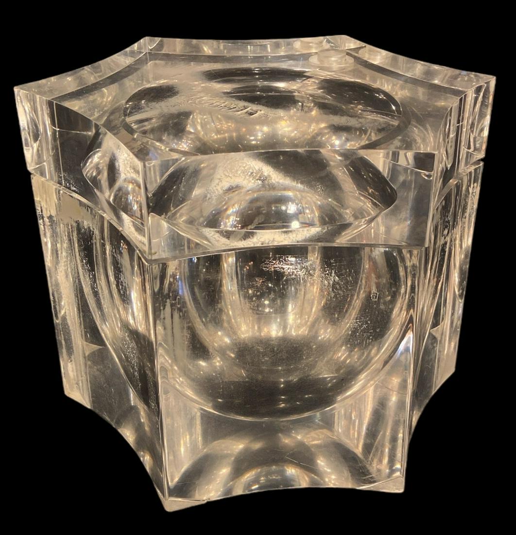 LA BELLA Italian Lucite Ice Bucket (1 of 3)