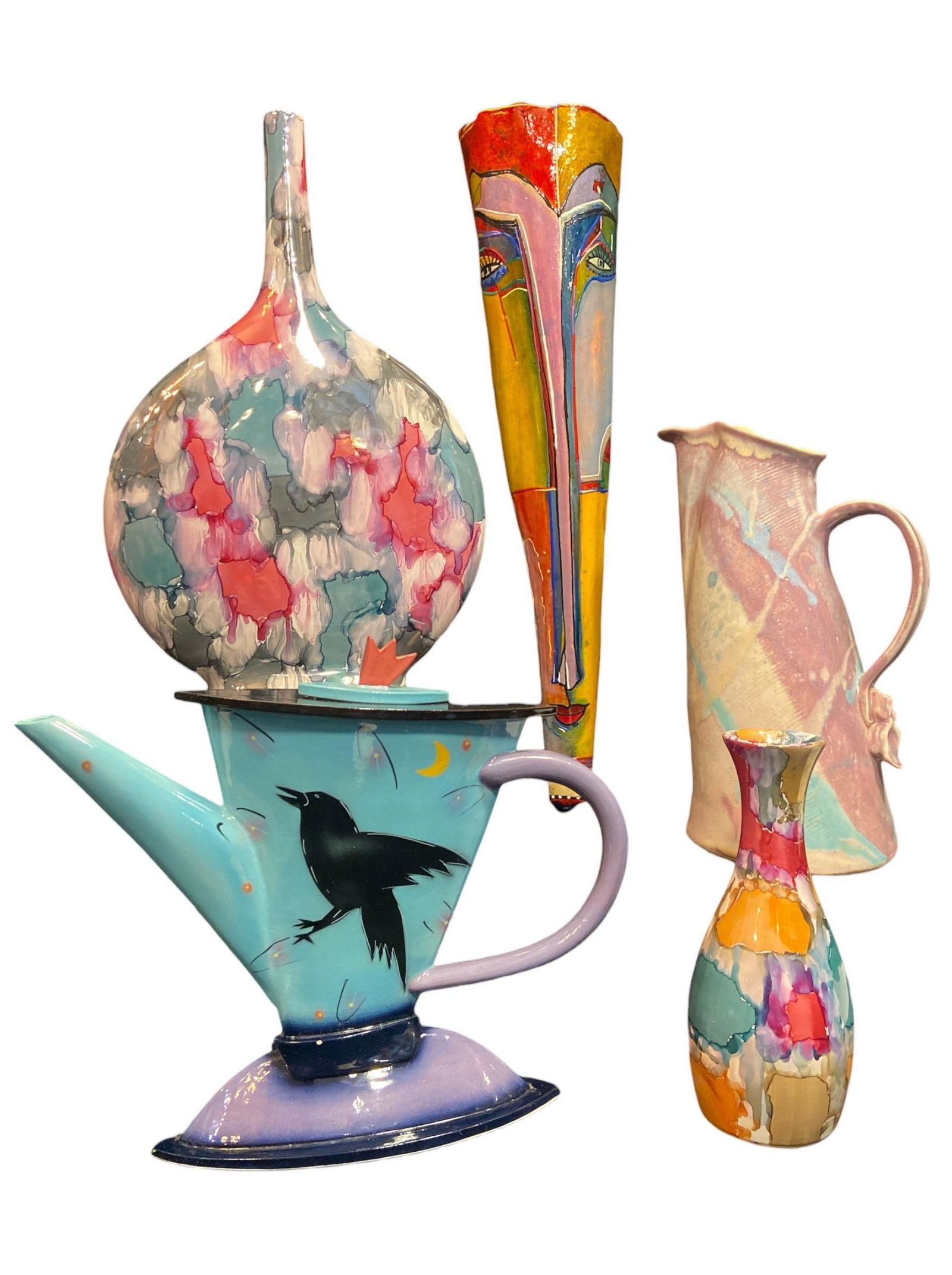 Post Modern Hand Glazed Ceramic Collection (1 of 6)