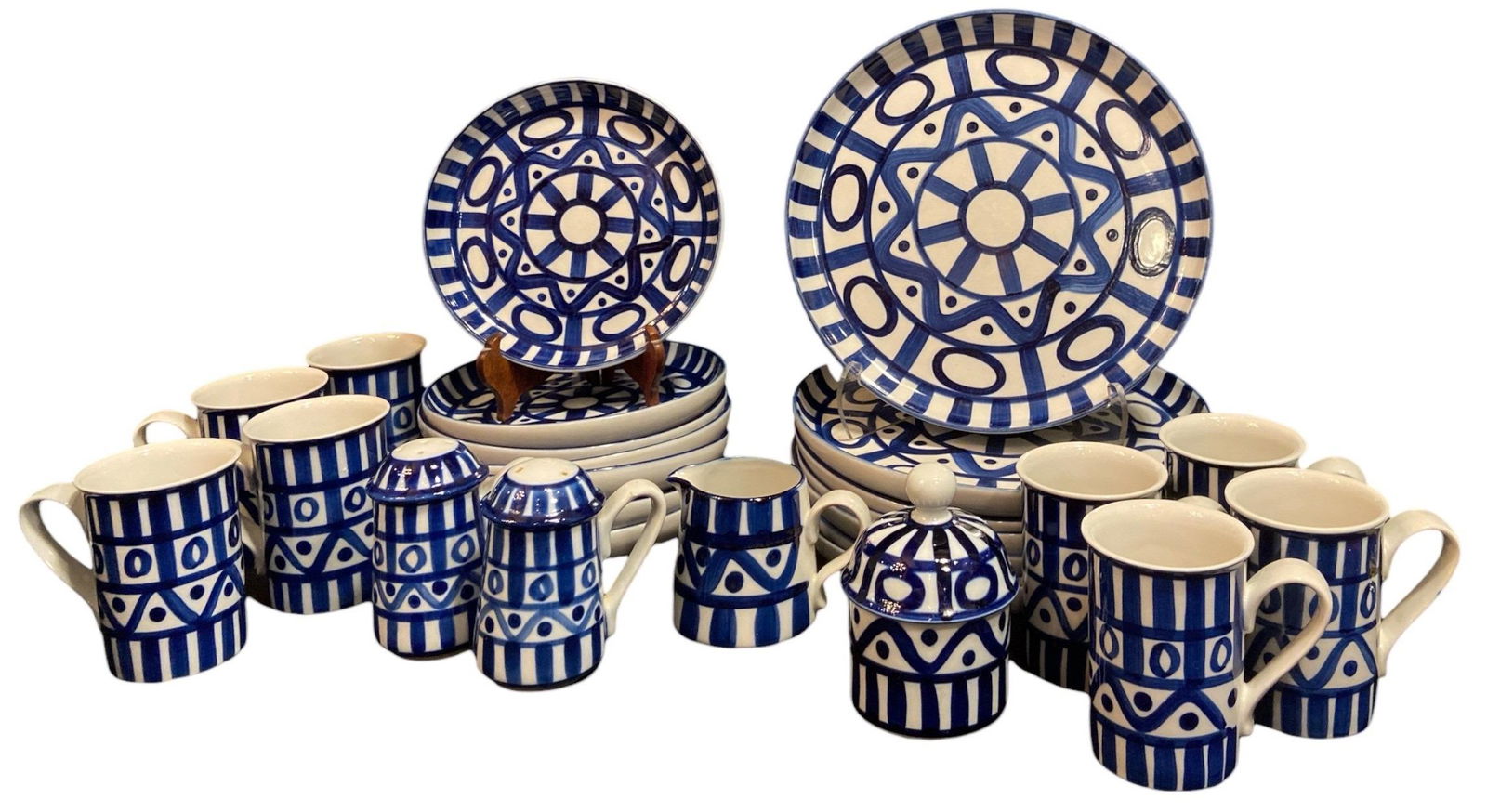 DANSK "Arabesque" Cobalt Blue Dinnerware (1 of 5)