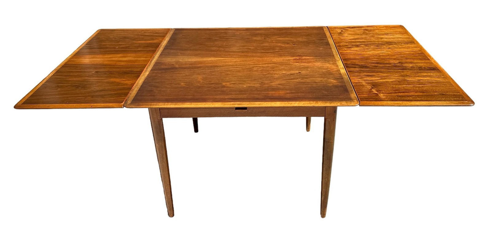 Mid Century Danish MOREDDI Teak Dining Table, Draw Leaf (1 of 14)