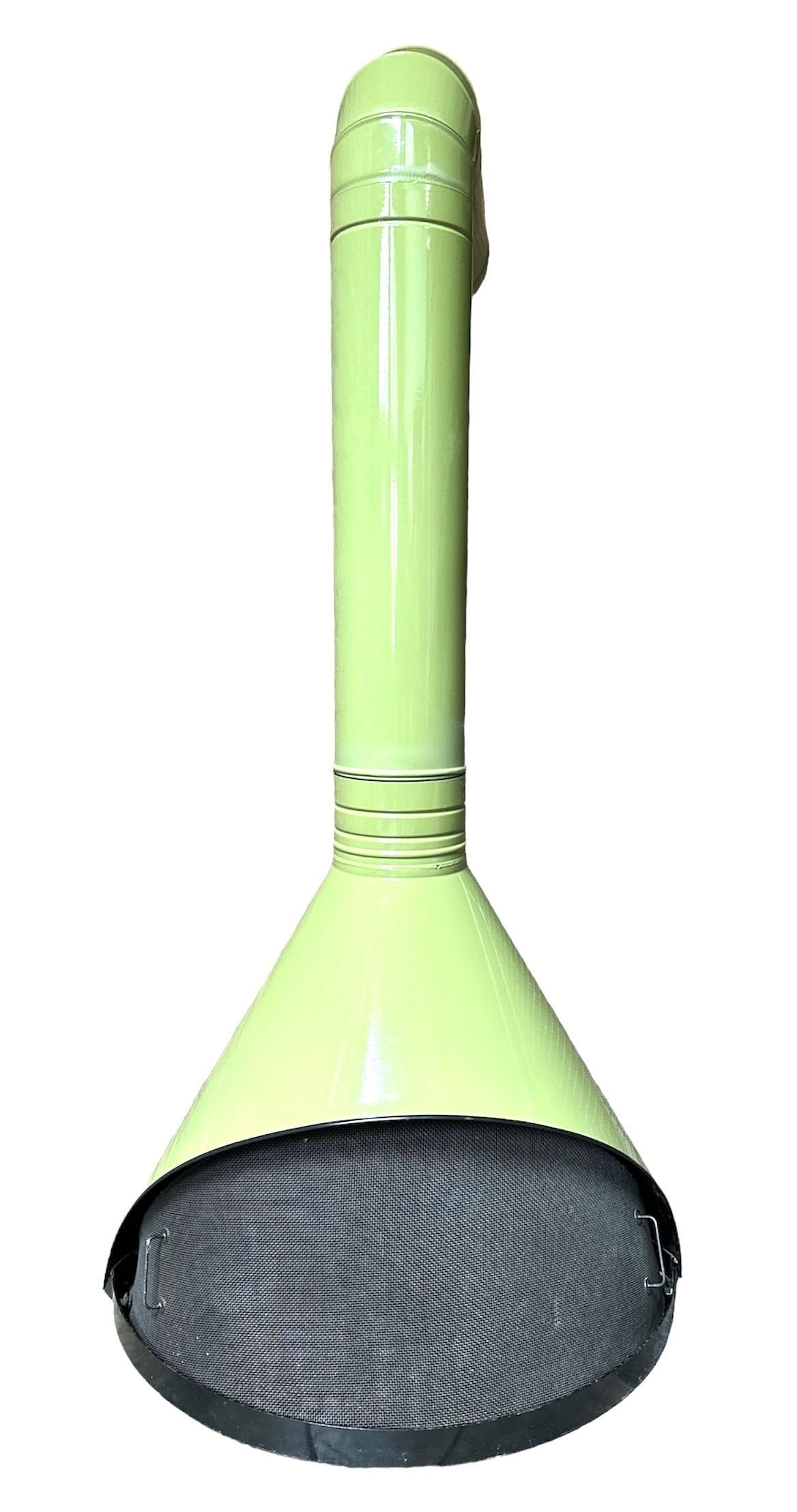 Mid Century PREWAY Fireplace, Olive Green (1 of 9)