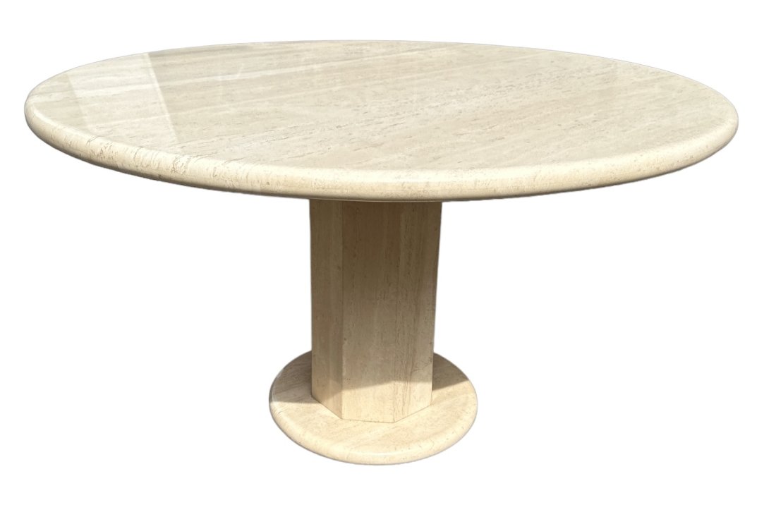 ELLO Italian Travertine Dining Table (1 of 6)