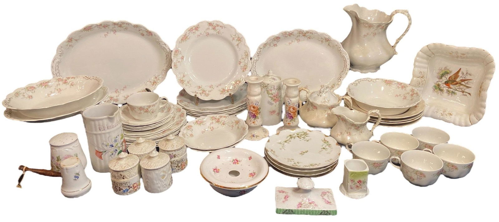 Collection Floral Victorian Transferware (1 of 9)