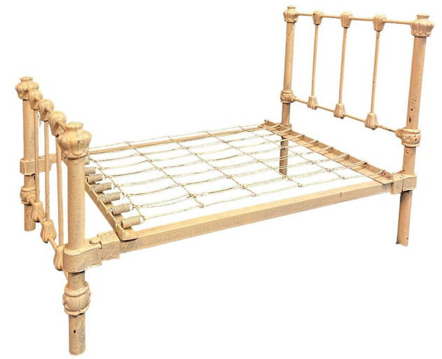 Victorian Cast Iron Salesman Sample Bed