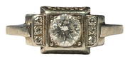 Art Deco Platinum & Diamond Ring