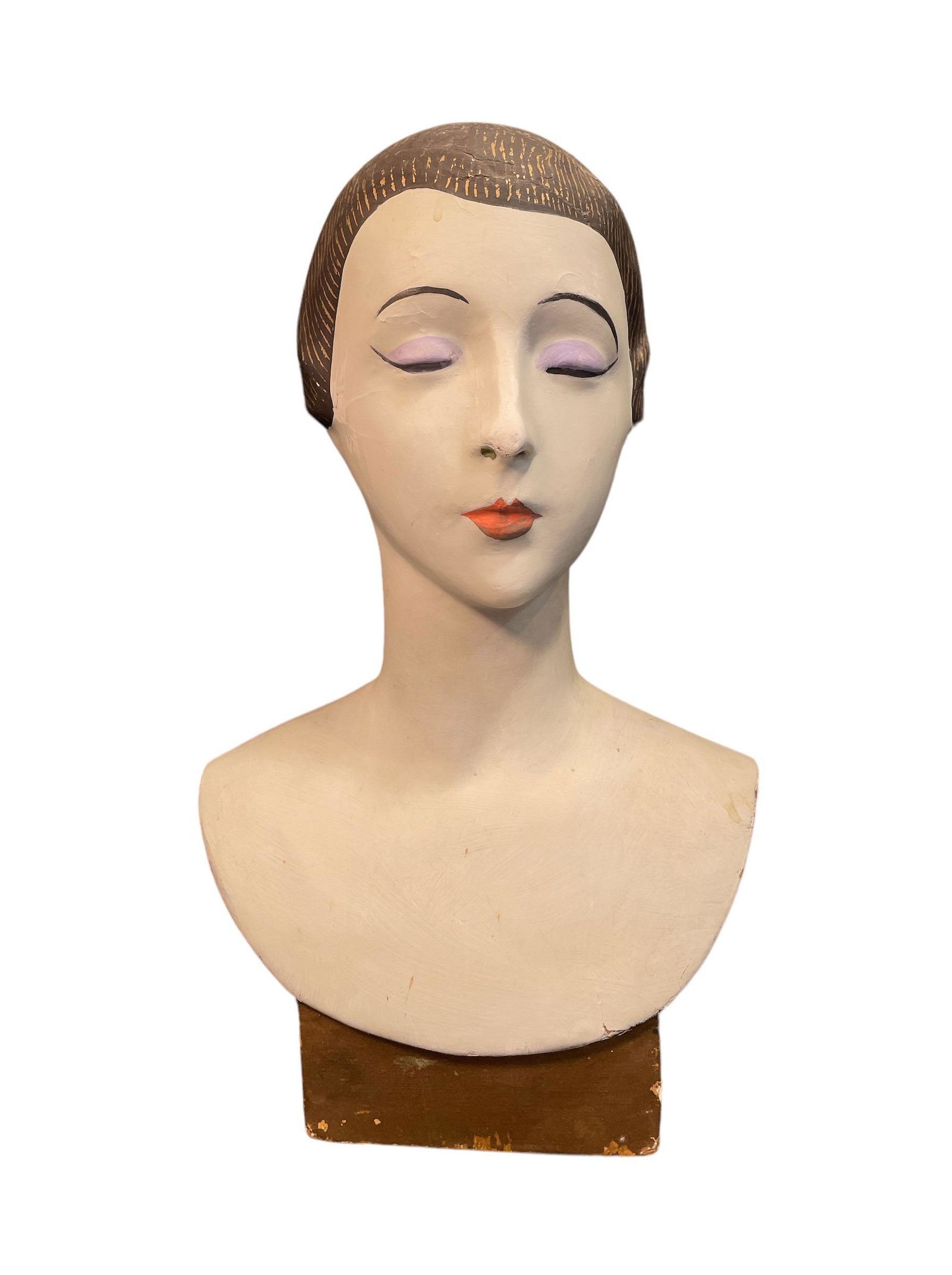 Original Art Deco Mannequin Head Auction