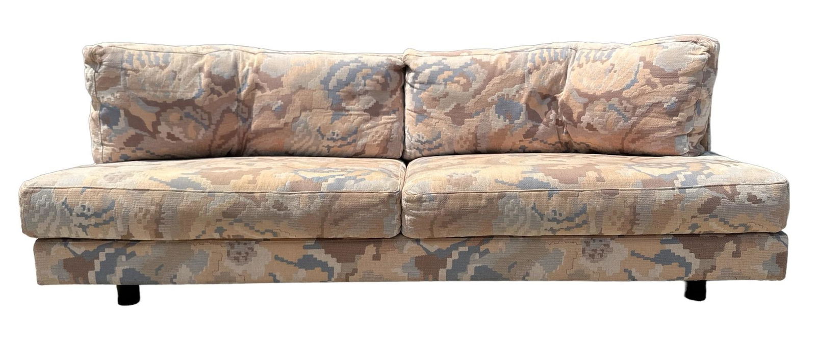 Mid Century NIELS EILERSEN Danish Sofa: 27" H to the back x 15.5" H to the seat x 75" W x 37" D