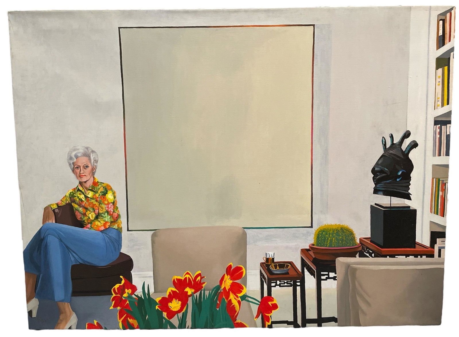 IMO DAVID HOCKNEY Oil Painting by DAVID DEVARY (1 of 4)