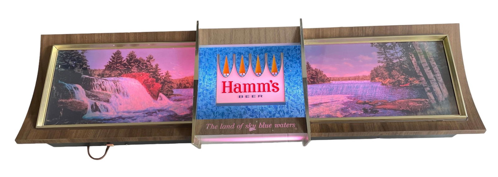 Vintage 1965 HAMMS Rippler, Light Up Advertising Bar Beer Sign (1 of 7)