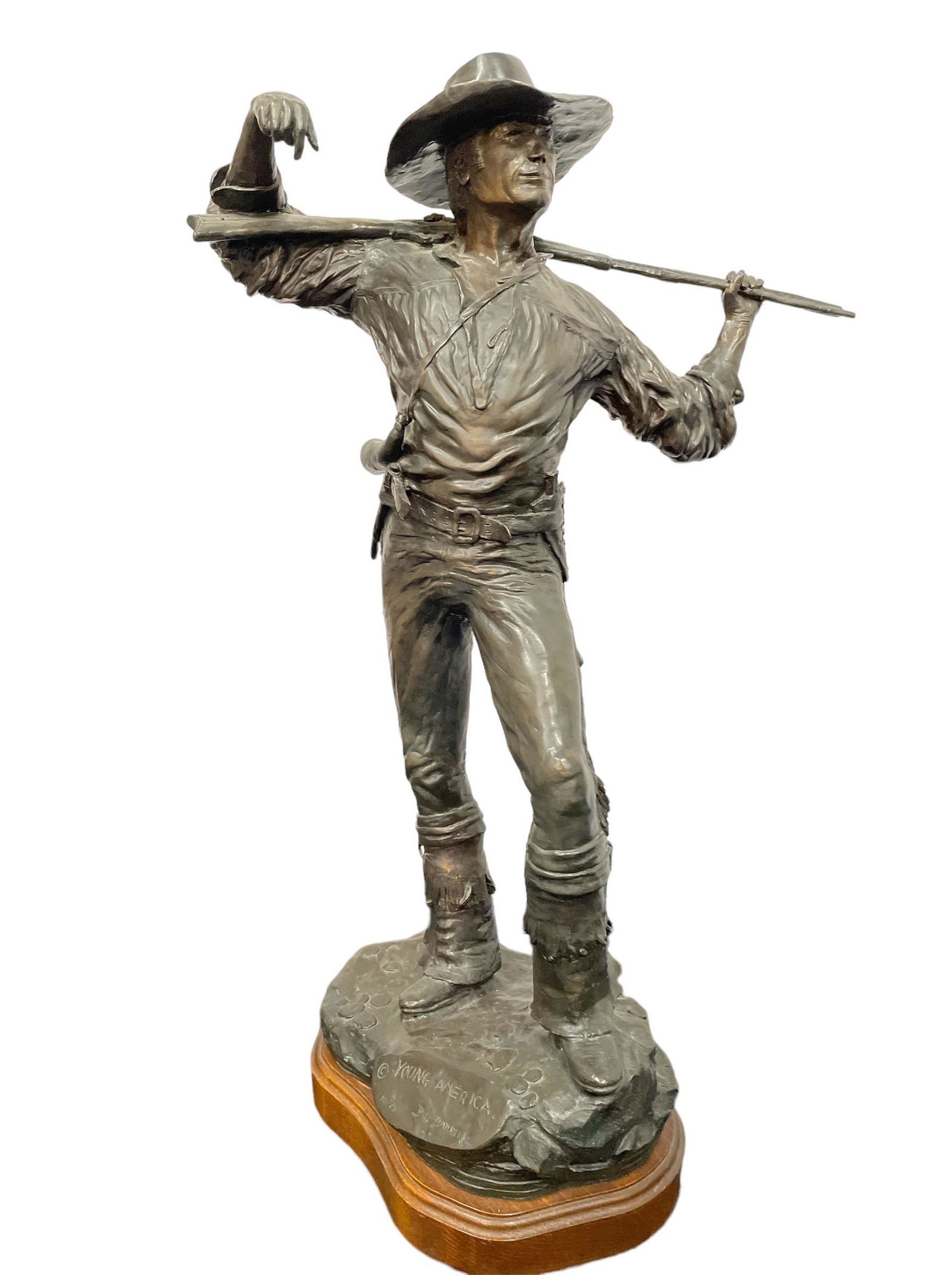 BILL BARBER "Young America" Bronze Sculpture (1 of 7)