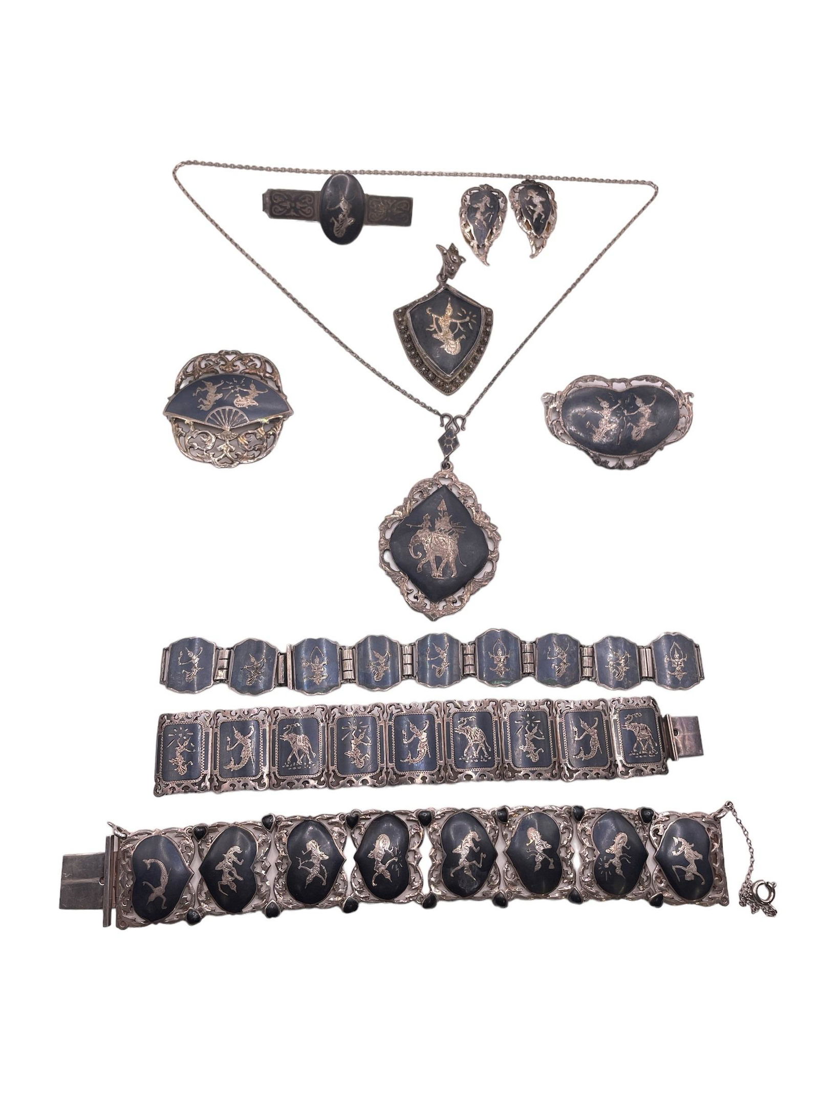 Collection Vintage Siam Sterling Silver Jewelry (1 of 5)