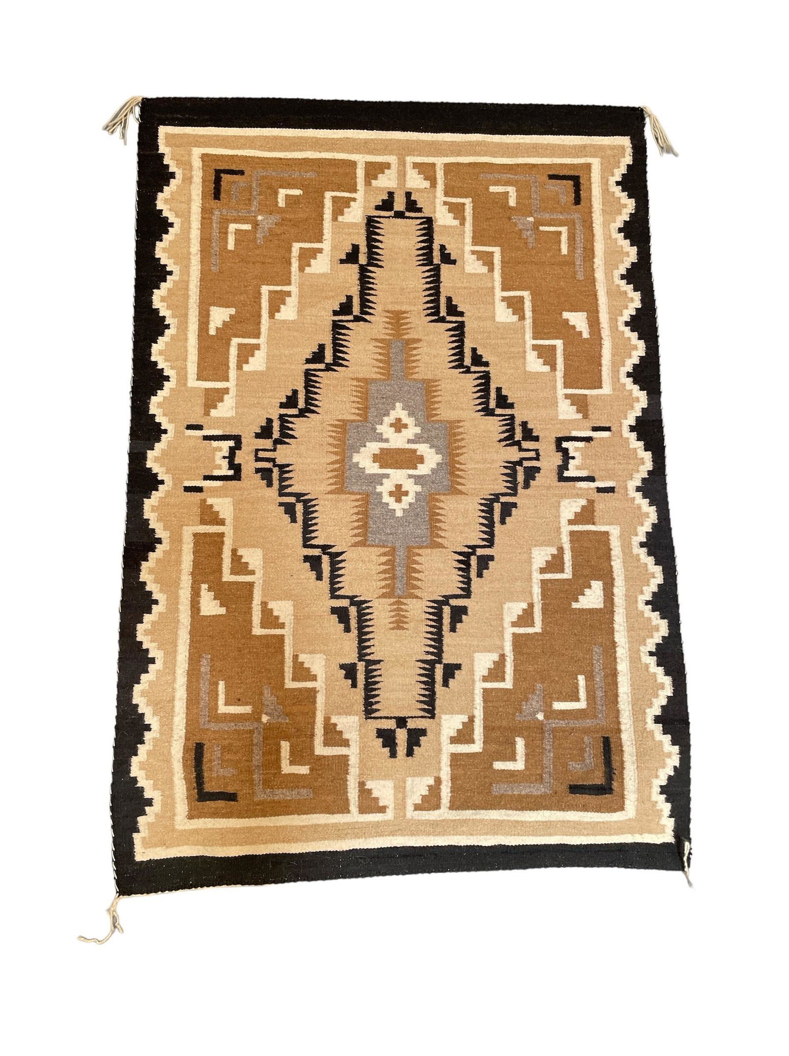 Two Grey Hills NAVAJO Native American Wool Rug (1 of 6)