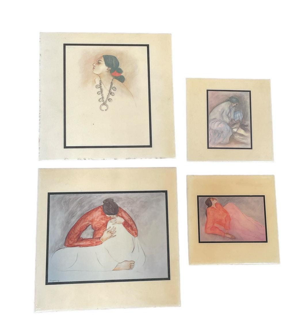 R.C. GORMAN  A.R.T Co Native American Ceramic Tile Art (4) (1 of 11)