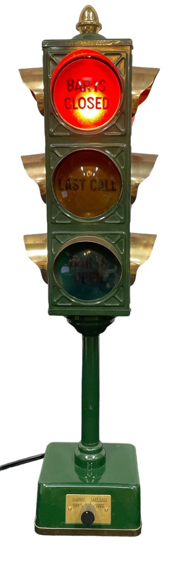 Vintage Bar Lamp Stop Light, B&B Bar (1 of 5)