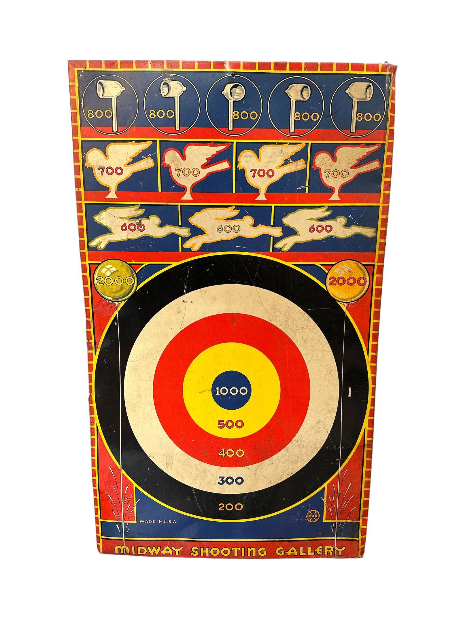 Vintage Shooting Gallery, Marx Toys "midway Shooting Unit" Auction