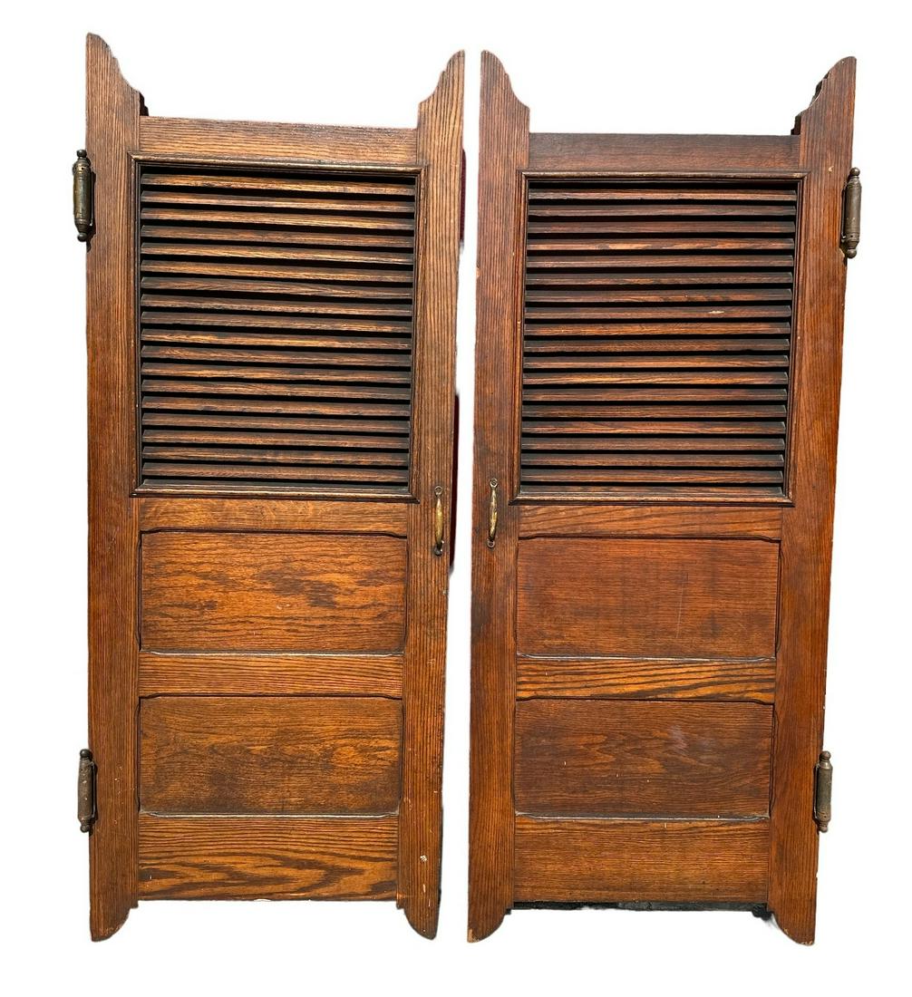Antique Oak Saloon Doors (1 of 7)