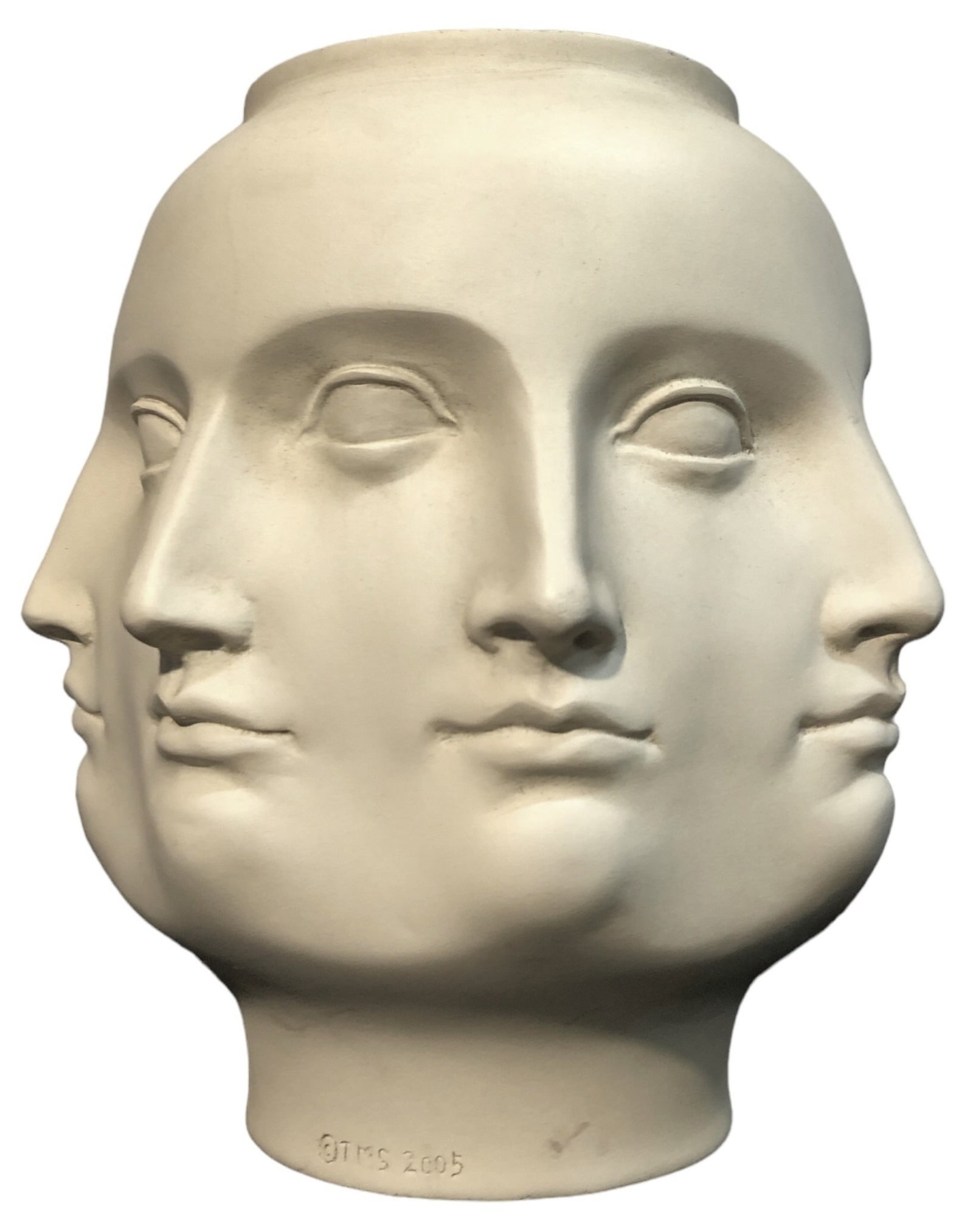 ADLER Fornasetti Style Perpetual Face Vase sgd. TMS 2005 (1 of 4)