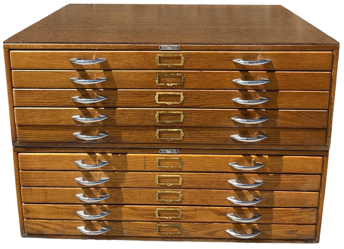 Oak MAYLINE Map Case Architects File (1 of 6)