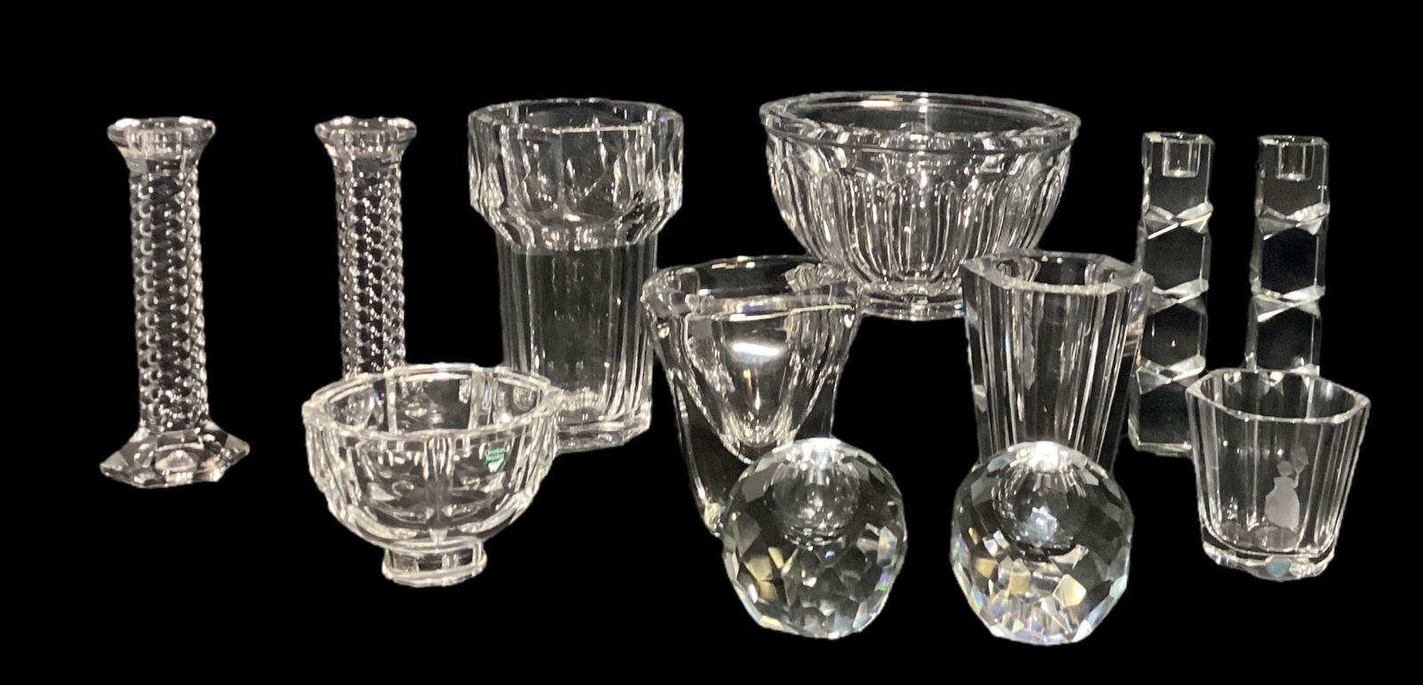 Collection Glass Tablewares TIFFANY & CO., ORREFORS, DAUM (1 of 6)