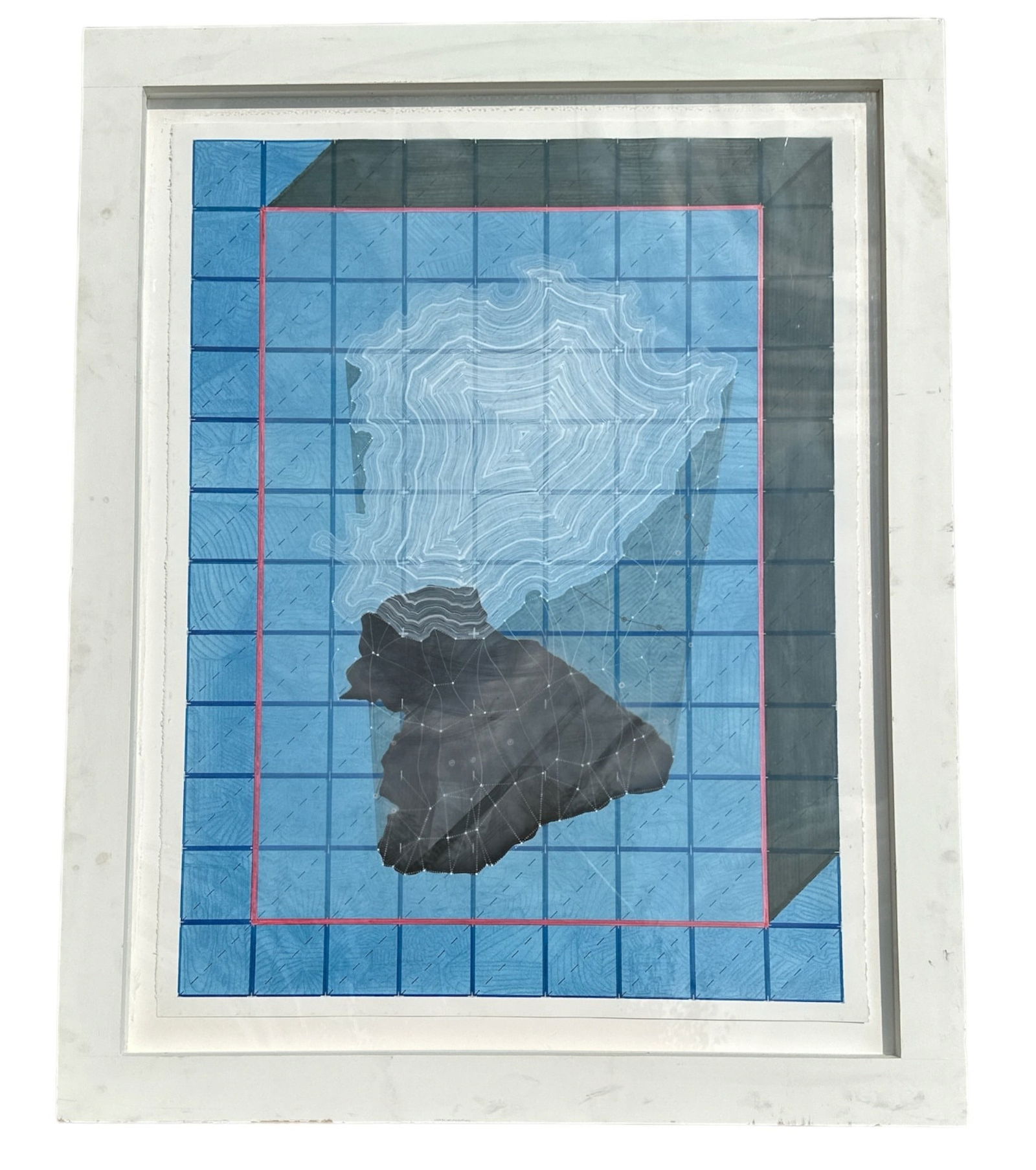 Large Scale Blue Abstract (1 of 6)