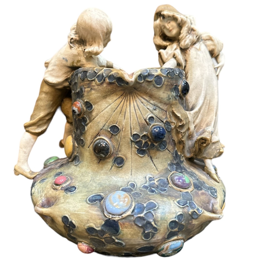 Austrian Jeweled Amphora Vase (1 of 5)