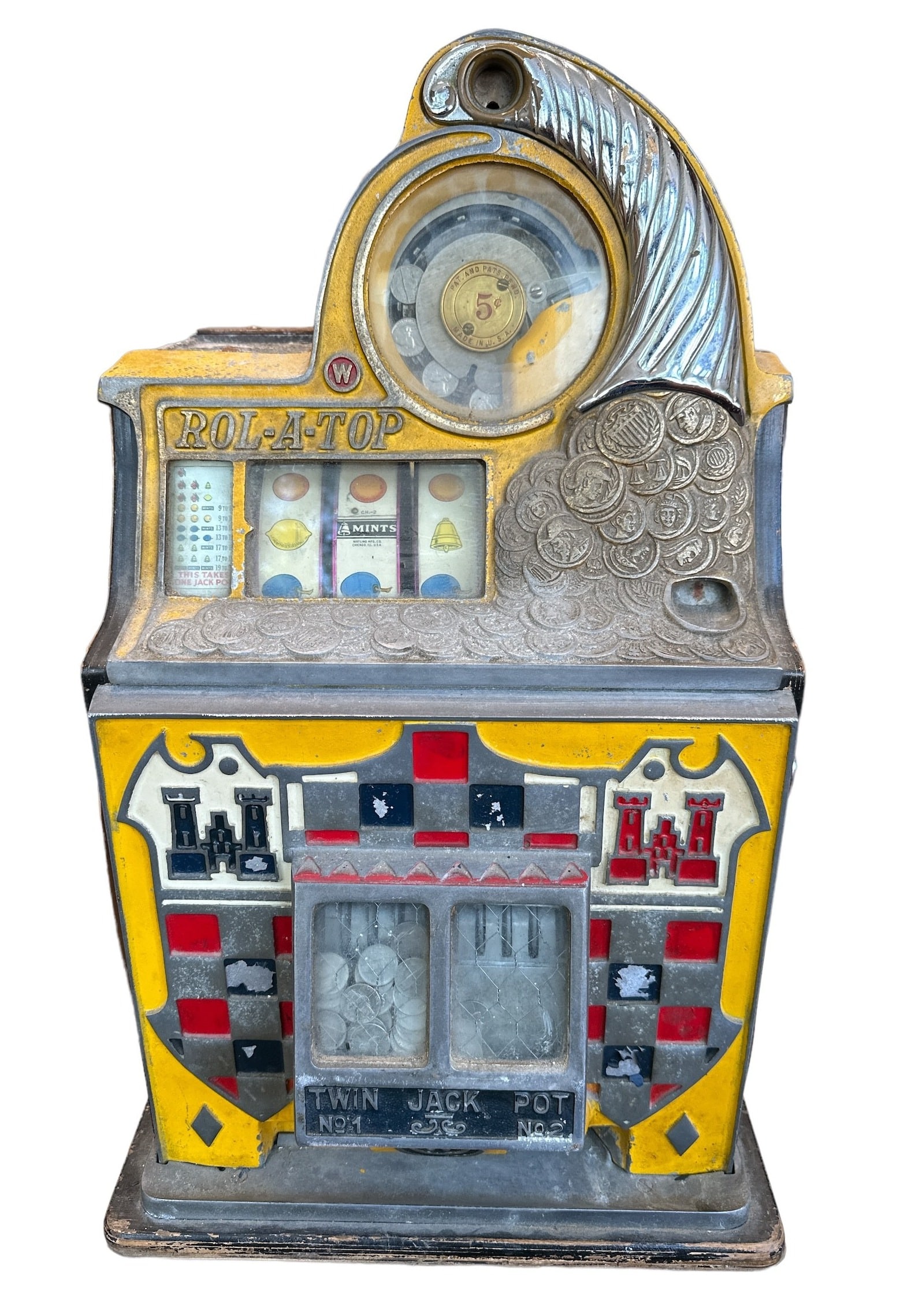 WATLING Rol-a-top 5 Cent Slot Machine (1 of 6)