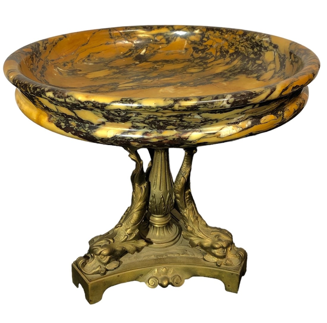 Antique French Marble & Bronze Centerpiece (1 of 4)