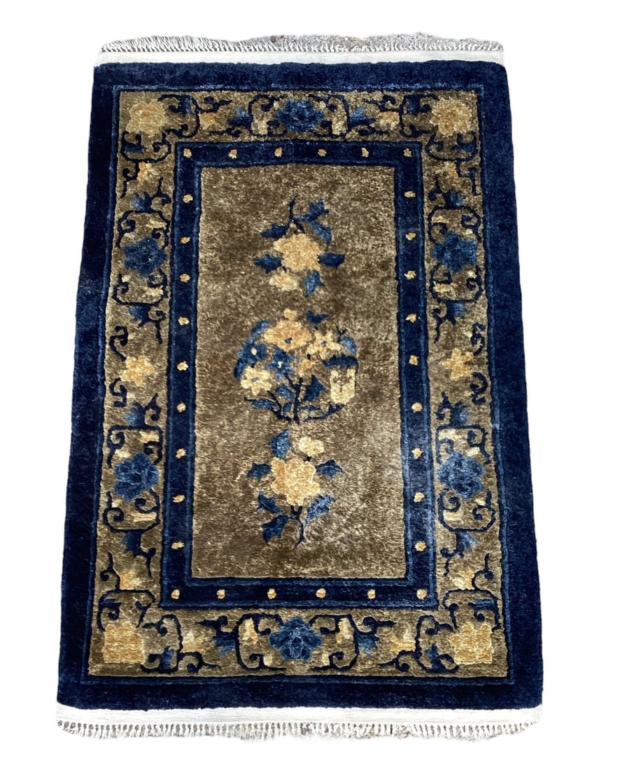 Small Chinese Peking Rug (1 of 3)